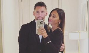 Messi presumió cuerazo de Antonela