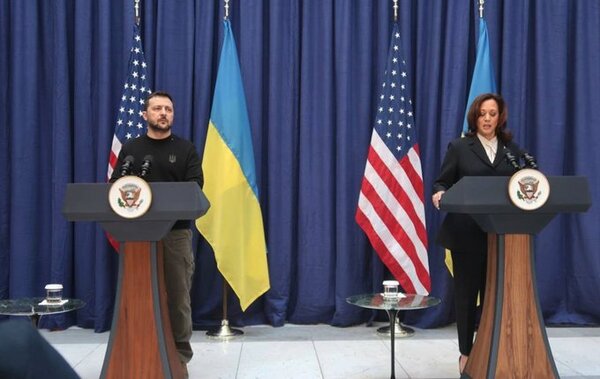 Kamala se reúne con Zelensky y promete “apoyo inquebrantable” de EE.UU.