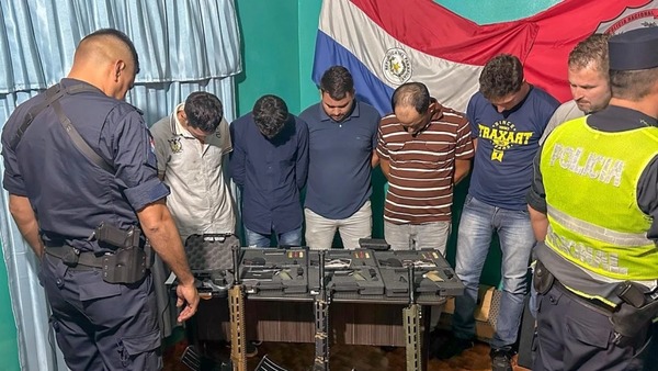 Imputación para seis detenidos con escopetas automáticas en Yguazú | 1000 Noticias