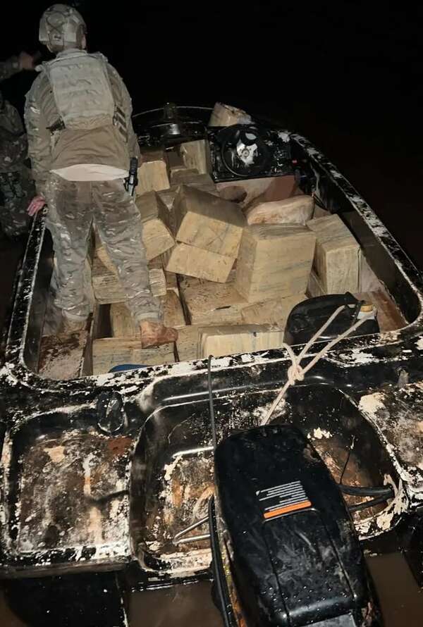 Incautan carga de 600 kilos de marihuana en Lago de Itaipú - ABC en el Este - ABC Color