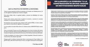 La Nación / Gremios piden que los hechos políticos no empañen la economía