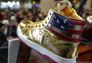 Trump lanza marca de zapatillas "Nunca te rindas"