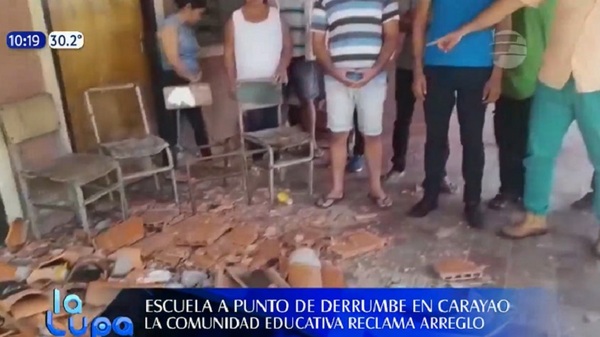 Escuelas del interior al borde del derrumbe a días del inicio de clases - Noticias Paraguay