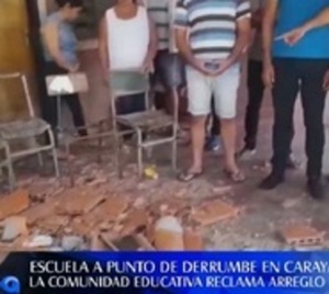 Escuelas del interior a punto del derrumbe a días del inicio de clases - Paraguay.com