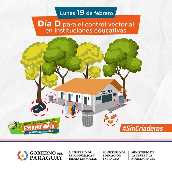"Día D" de control vectorial para regreso a clases libres de criaderos - .::Agencia IP::.