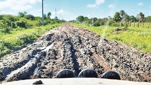 Caminos en estado deplorable tras intensas lluvias en el Chaco