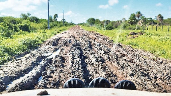 Caminos en estado deplorable tras intensas lluvias en el Chaco