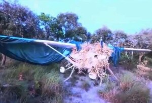 En un operativo antidrogas, Bolivia encuentra una avioneta robada en Paraguay