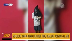 Supuesto barra detenido tras realizar disparos al aire | Telefuturo