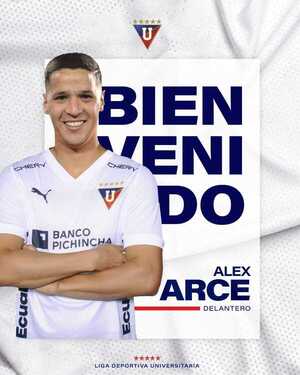 Alex Arce nuevo jugador de Liga de Quito | 1000 Noticias