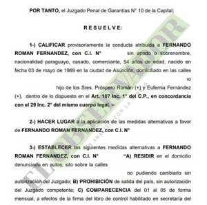 Exdirectivo de Mocipar procesado por estafa es beneficiado con medidas alternativas 