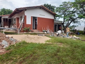 EJecutan obras de refacción en la Unidad de Salud Familiar de Arroyo Porá