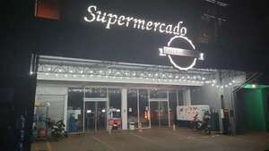 Reducen a guardia y roban caja fuerte de un supermercado - ABC en el Este - ABC Color