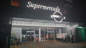 Delincuentes se llevan caja fuerte de un supermercado en Ciudad del Este