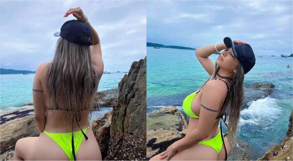 Marilina peló cuero en bikini: "La que puede, puede y la que no..."