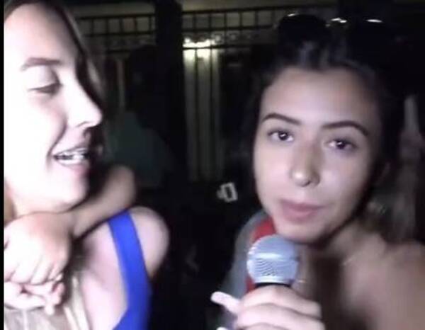 [VIDEO] ¡Haihue! Hermana de Alfio y novia de Wilder contra hinchas cerristas