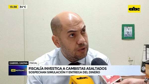 Fiscalía investiga a tres cambistas asaltados: sospechan simulación y entrega del dinero - ABC Noticias - ABC Color