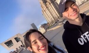 (VIDEO)El romántico paseo de “Miggy” Almirón con su doña en Inglaterra