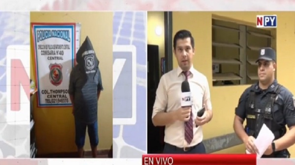 Detienen a un hombre por amenazar con un revólver a su propia hija - Noticias Paraguay