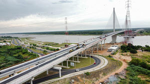 Puente Héroes del Chaco avanza hacia su inauguración oficial - trece