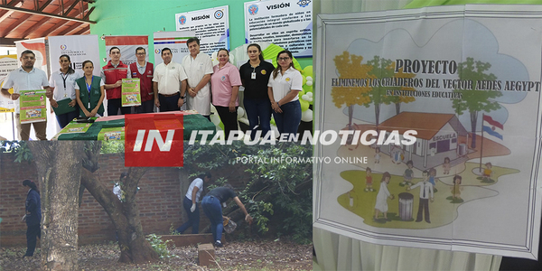 LANZARON “DÍA D” PARA EL CONTROL VECTORIAL EN INSTITUCIONES EDUCATIVAS - Itapúa Noticias
