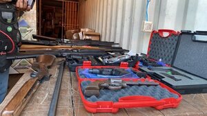 DIMABEL halla numerosas armas controladas sin documentación