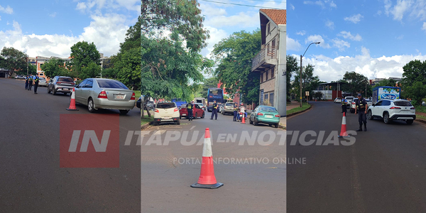 POLICÍA DE TRÁNSITO DEMORÓ 57 VEHÍCULOS DURANTE EL FIN DE SEMANA EN ENCARNACIÓN - Itapúa Noticias