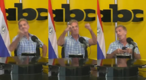 (VIDEO). Enrique Vargas Peña, se olvidó que estaba al aire y protagonizó un insólito momento durante una entrevista