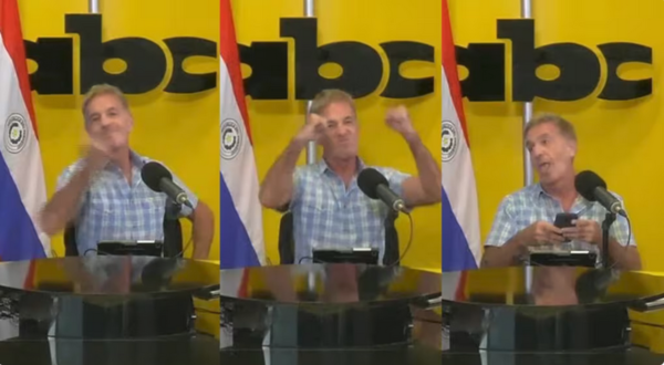 (VIDEO). Enrique Vargas Peña, se olvidó que estaba al aire y protagonizó un insólito momento durante una entrevista