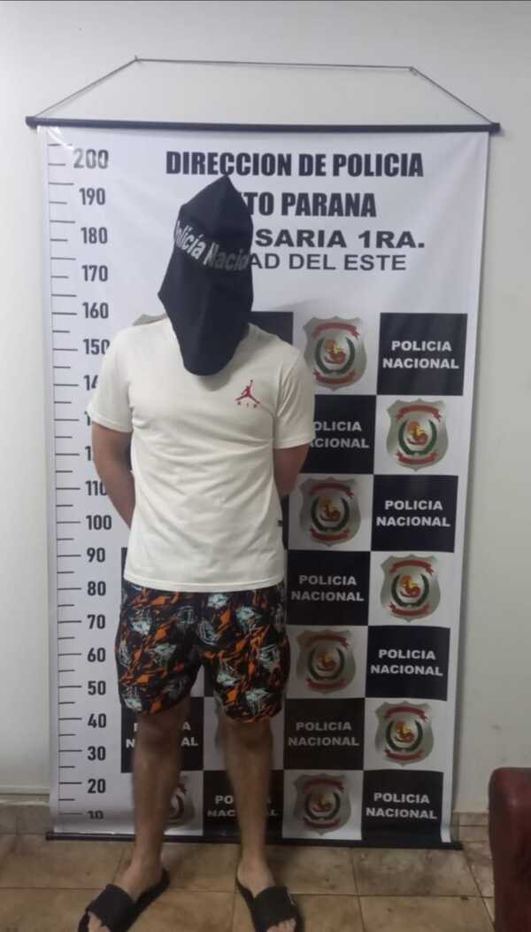 SUS REALES ERAN FALSOS Y QUEDÓ DETENIDO UN RAPAI