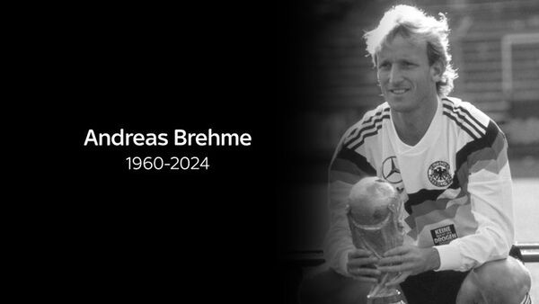 Murió Andreas Brehme, el del penal contra Argentina en el 90