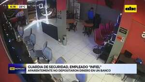 Video: Guardia de seguridad, supuesto empleado infiel - ABC Noticias - ABC Color