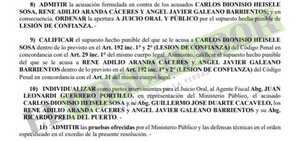 Indemnizaciones irregulares para línea de 500 kv llevan a Carlos Heisele a juicio oral 