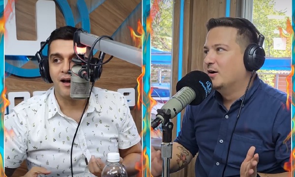 Enrique Dávalos y Adrián Bellasai en “Arde la ciudad” | Telefuturo