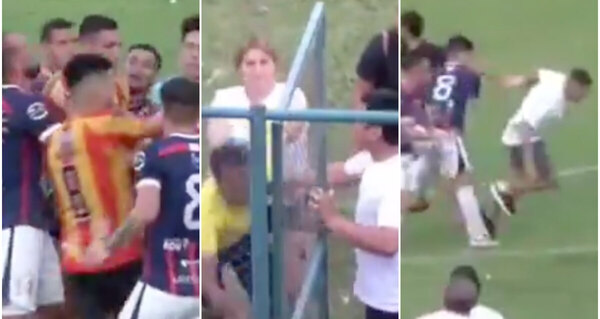 Versus / Batalla campal entre jugadores e hinchas en la final de la Liga Iteña de Fútbol