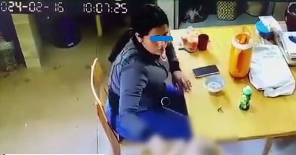 [VIDEO] Niñera acusada de maltratar a un bebé declaró ante la Fiscalía