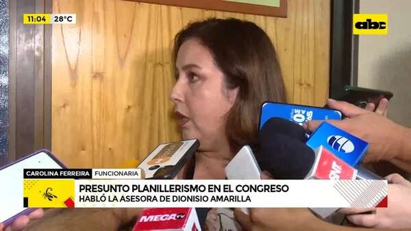 “Yo no tengo marcación”: asesora de Dionisio defiende su contratación - ABC Noticias - ABC Color