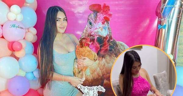 La Nación / Laurys Dyva prepara gran fiesta de cumpleaños para su gallina Hortensia