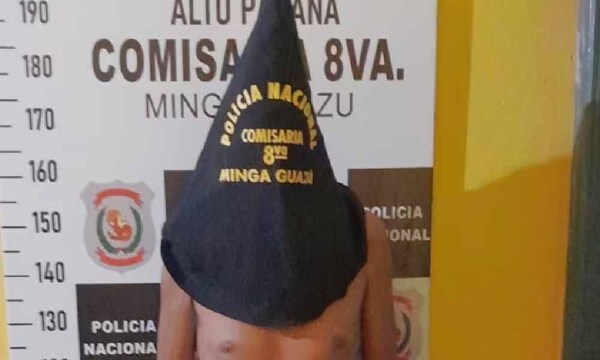 Detienen a padre borracho que golpeó y amenazó con cuchillo a sus hijos en Minga Guazú – Prensa 5