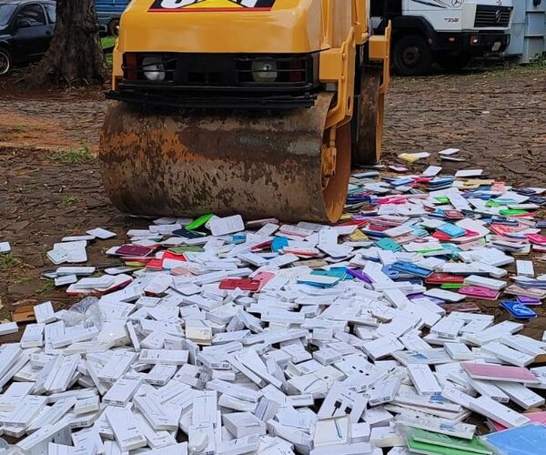 Destruyen importante lote de productos falsificados