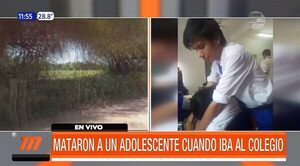 Adolescente fue asesinado cuando iba al colegio | Telefuturo