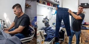 PPL DE CERESO SE DESTACA POR LA CALIDAD EN LA CONFECCIÓN DE PANTALONES Y BOLSOS DE JEANS - Itapúa Noticias