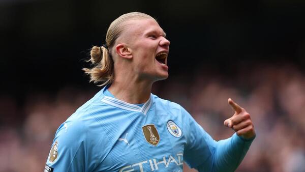 Haaland sortea el resbalón del Manchester City