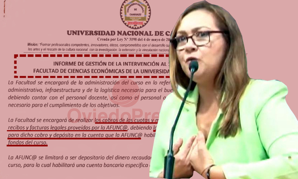 Documentos oficiales revelan que la AFUNCA es la caja paralela en la UNCA