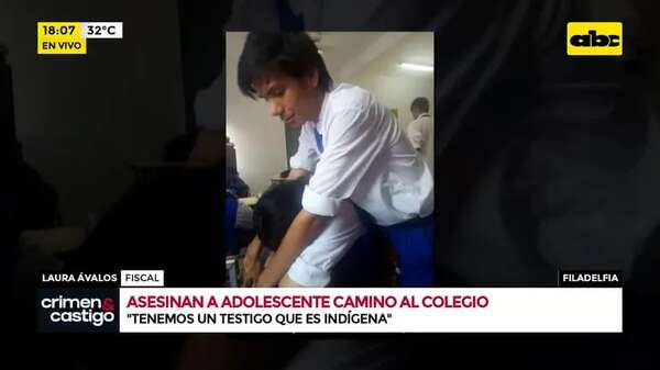 Video: asesinaron a un adolescente camino al colegio en Filadelfia - Crimen y castigo - ABC Color