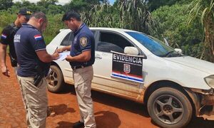 Hallan en Minga Guazú vehículo robado en Central