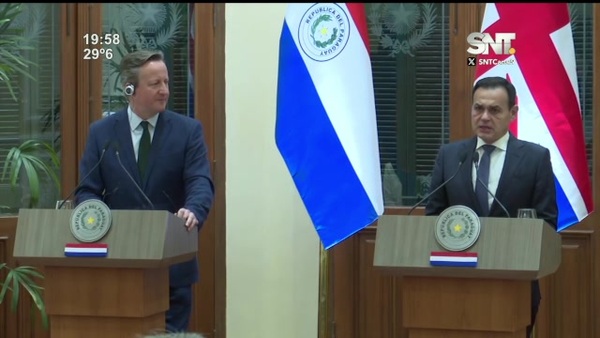 Visita del primer ministro de RR.EE. Británico - SNT