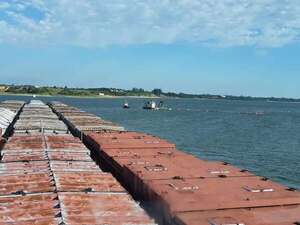 Bajante del río coincide con mayor volumen de soja en los puertos - Nacionales - ABC Color