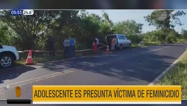 Adolescente presunta víctima de feminicidio | Telefuturo