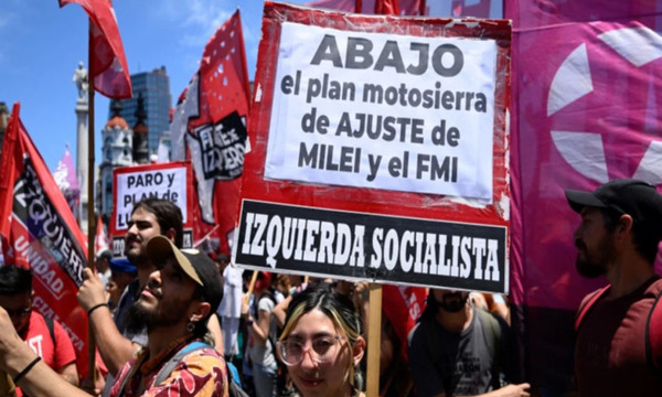 Dos nuevas jornadas de paro complican el panorama del Gobierno argentino